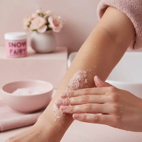 Snow Fairy Strawberry Exfoliate Body Scrub